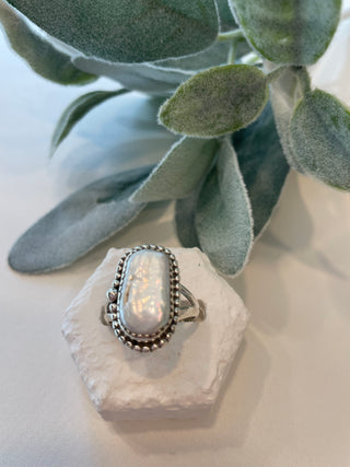 Natural White Pearl Ring