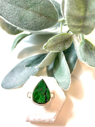 Natural Green Uvarovite Garnet