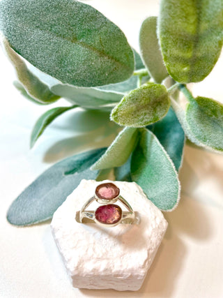 Natural Pink Tourmaline Ring