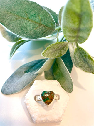 Matrix Royston Turquoise Heart Ring