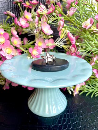 Spiny Oyster Arizona Turquoise Star Ring