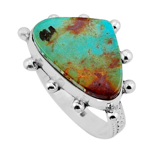 36 Arizona Mohave Turquoise Ring Sz 7.5
