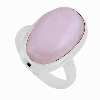 2 Pink Kunzite Ring Sz 6.5