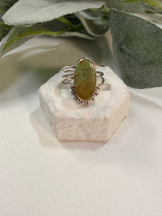 8 Arizona Mohave Turquoise Ring Sz 6