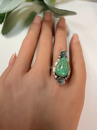 14 Matrix Royston Turquoise Ring Sz 6.5