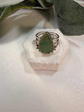 23 Arizona Mohave Turquoise Ring Sz 6.5