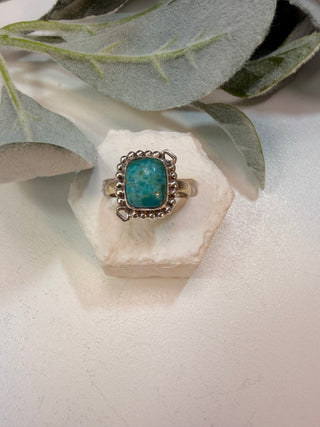 99 Natural Peruvian Opalina Ring Sz 9