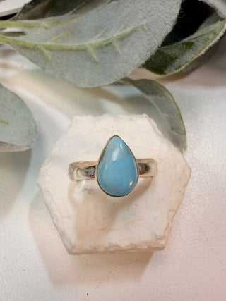 93 Larimar Ring Sz 9