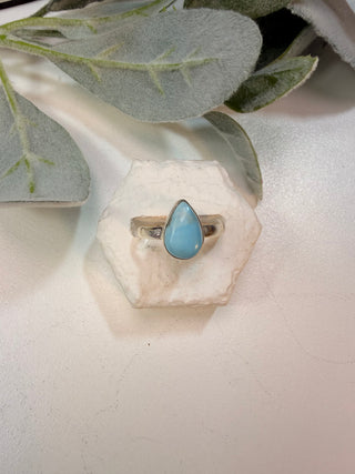 93 Larimar Ring Sz 9