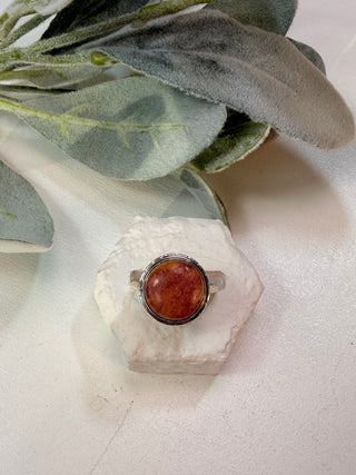 64 Natural Mookaite Ring Sz 8