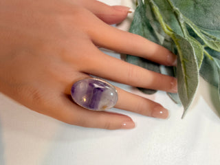 11 Natural Ametrine Ring Sz 6