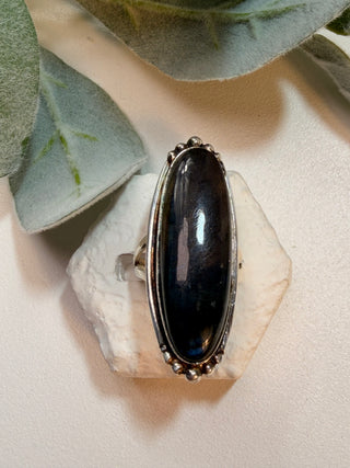 30 Labradorite Ring Sz 7.5