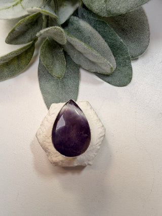 30 Chevron Amethyst Ring Sz 7.5
