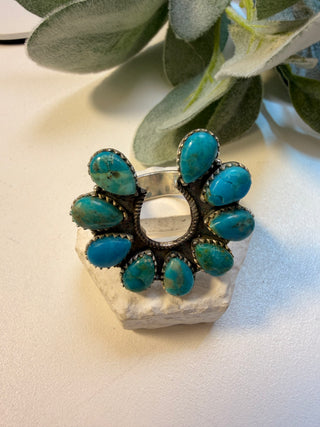 79 Mohave Turquoise Ring Sz 8