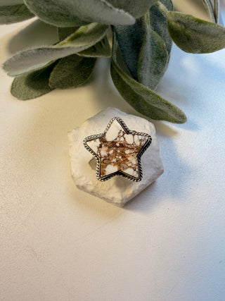 73 Wild Horse Jasper Ring Sz 8.5