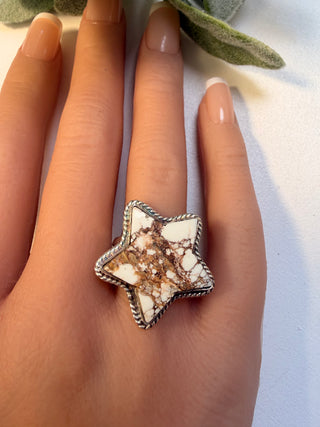73 Wild Horse Jasper Ring Sz 8.5