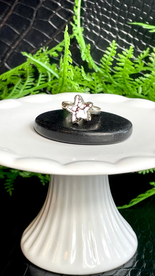 Spiny Oyster Arizona Turquoise Star Ring