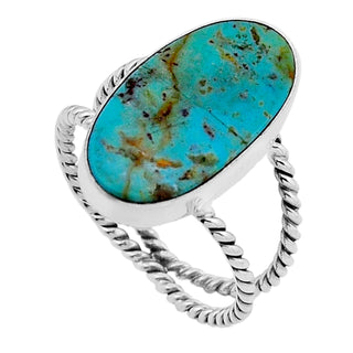 65 Arizona Mohave Turquoise Ring Sz 8.5