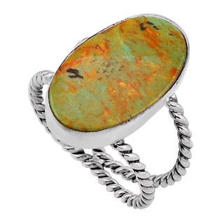 4 Arizona Mohave Turquoise Ring  Sz 6